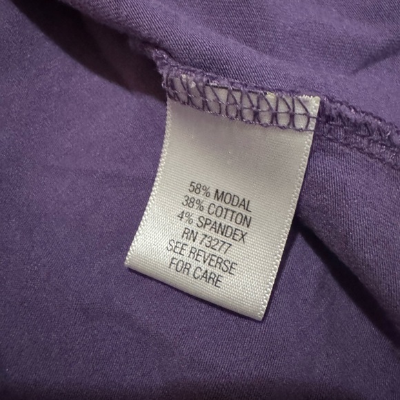 Apt 9 XL Women's Purple Top - Picture 6 of 9